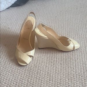 Christian louboutin wedges